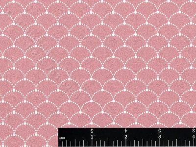 (image for) Pink Scales Miniature Wallpaper for Dollhouses