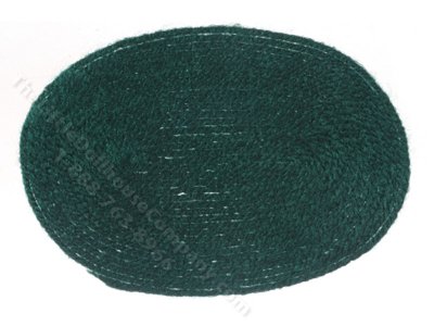 (image for) Miniature Green Rug for Dollhouses - 6x4