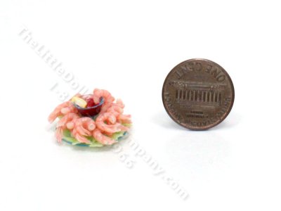 (image for) Miniature Shrimp Platter for Dollhouses