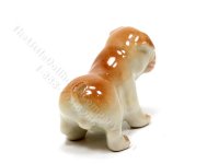 (image for) Miniature Porcelain Bulldog for Dollhouses