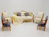 (image for) Miniature Louis XV 5-Piece Living Room Set by Judith Blondell