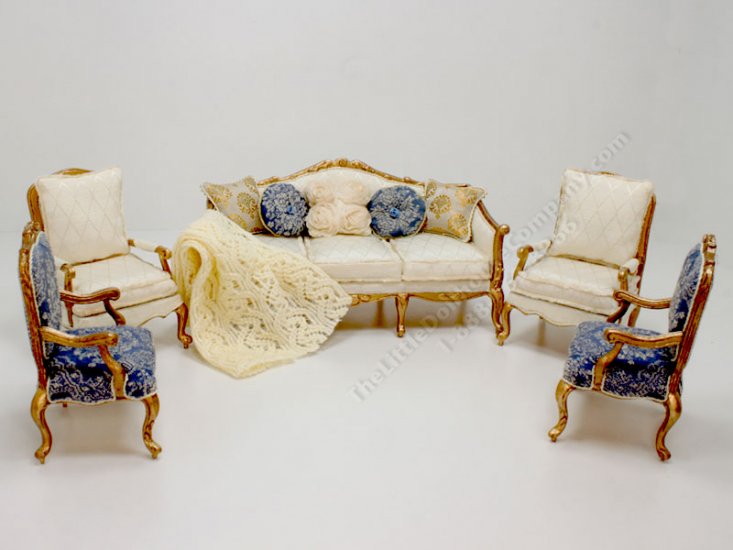 (image for) Miniature Louis XV 5-Piece Living Room Set by Judith Blondell