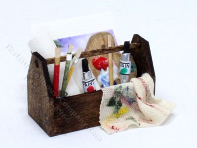(image for) Miniature Wooden Art Caddy by Taylor Jade
