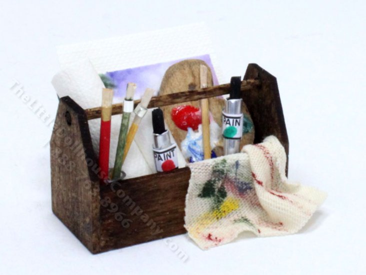 (image for) Miniature Wooden Art Caddy by Taylor Jade