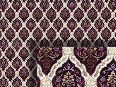 (image for) 1/2 Scale Wallpaper for Dollhouses