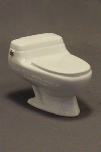 (image for) Miniature White Toilet by PRD Miniatures