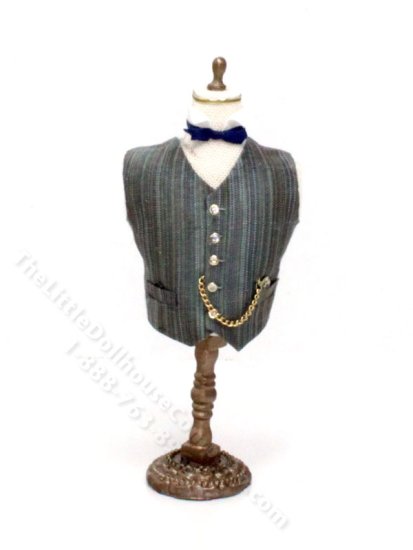 (image for) Dollhouse Scale Model Male Tailoring Form by Judith Blondell