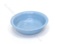 (image for) Miniature Blue Metal Bowl for Dollhouses