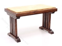 (image for) Miniature Stone-Top Hall Table for Dollhouses