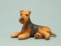 (image for) Miniature Laying Welsh Terrier by Karl Blindheim
