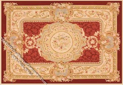 (image for) Dollhouse Scale Model Medium Sized French Aubusson Rug