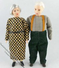(image for) Herta & Paul Flexible Grandparent Dolls by Erna Meyer