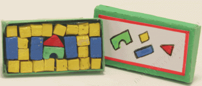 (image for) Miniature 26-Piece Wooden Block Set