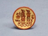 (image for) Miniature Medieval Germanic Style Plate by Jane Graber
