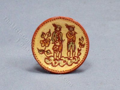 (image for) Miniature Medieval Germanic Style Plate by Jane Graber