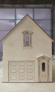 (image for) Darleen Working Garage Laser Cut Dollhouse Kit