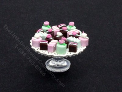 (image for) Miniature Chocolates on a Pedestal for Dollhouses
