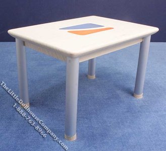 (image for) Miniature Modern Style Dining Table for Dollhouses