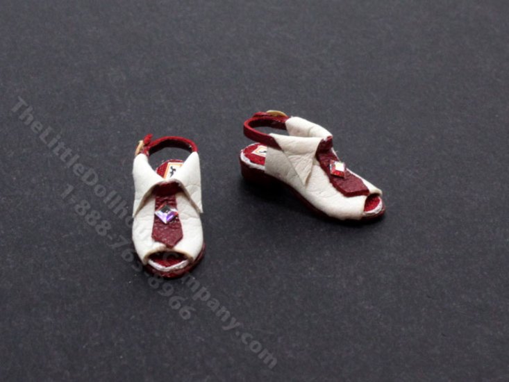 (image for) Miniature Leather Ladies Shoes by Judith Blondell