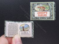 (image for) Miniature Book: Aesop's Fables