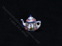 (image for) Miniature Quimper Tea Pot by Janice Crawley