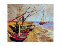 (image for) Miniature Unframed Replica Van Gogh Painting for Dollhouses