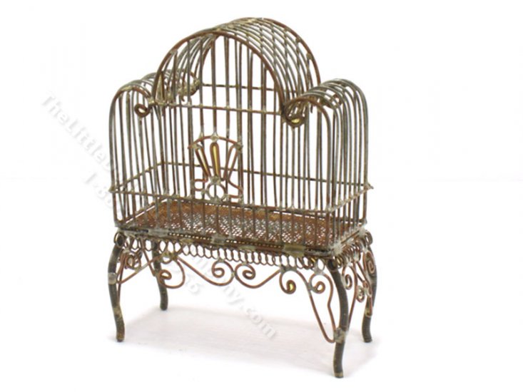 (image for) Miniature Wire Bird Cage