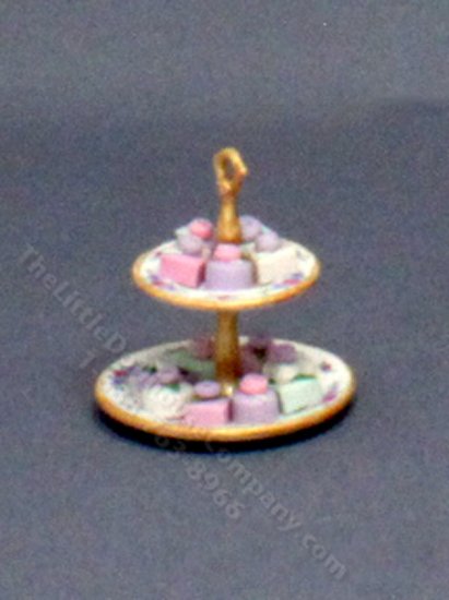 (image for) Miniature Tiered Sweets Plate by Jaycee Culham