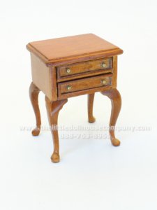 (image for) Two Drawer End Table Walnut