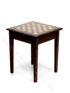 (image for) Vintage Handmade Miniature Chess Table