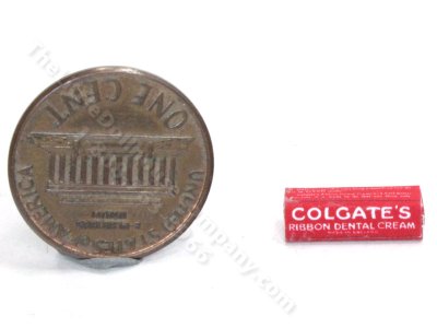 (image for) Miniature Box of Colgate Toothpaste for Dollhouses