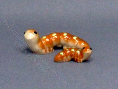 (image for) Miniature Pair of Ceramic Caterpillars