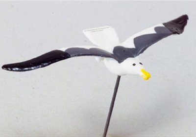 (image for) Miniature Flying Seagull For Dollhouses