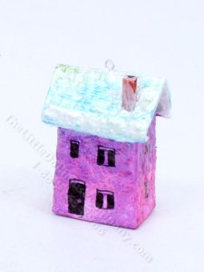 (image for) Miniature Pink Bliss House Decoration for Dollhouses