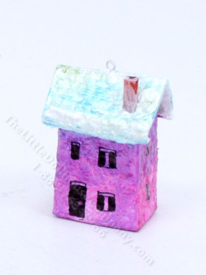 (image for) Miniature Pink Bliss House Decoration for Dollhouses