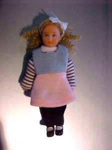 (image for) Susannah Donnelly Girl Doll for Dollhouses