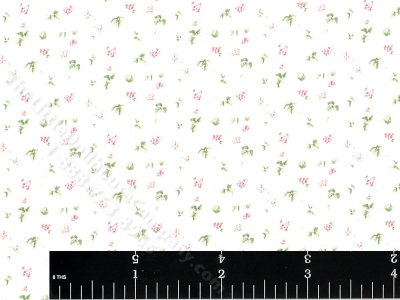 (image for) Floral Vine Pattern Wallpaper for Dollhouses