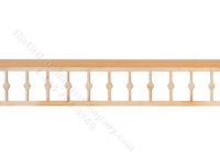 (image for) Miniature Diamond Center Hand Rail for Dollhouses