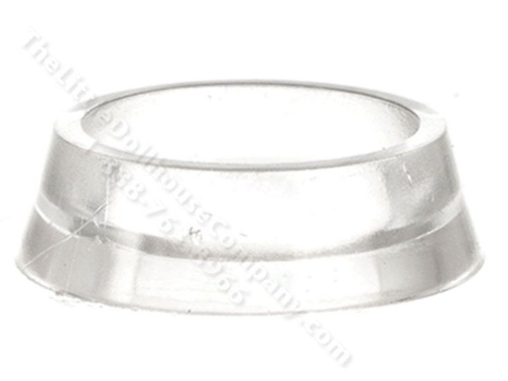 (image for) Miniature Clear Dog Food Bowl for Dollhouses