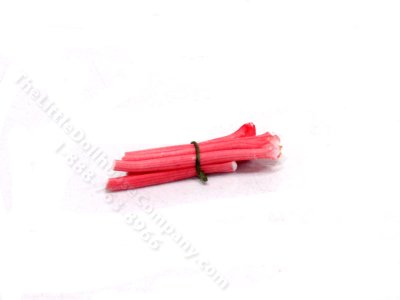 (image for) Miniature Rhubarb Bundle for Dollhouses