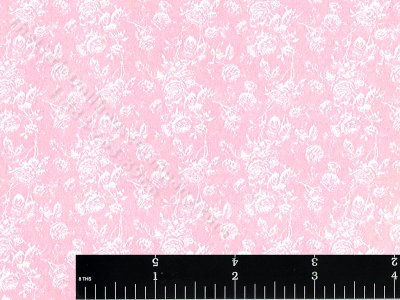 (image for) Tiffany Reverse Miniature Wallpaper for Dollhouses - Pink