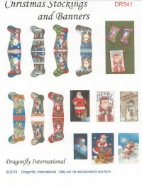 (image for) Miniature Christmas Stocking and Banners DIY Kit