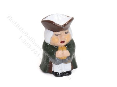 (image for) Miniature Toby Jug for Dollhouses - Dark Green
