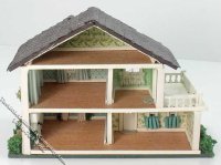 (image for) Assembled 1:144 Scale Summer House Dollhouse