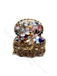 (image for) Miniature Handmade Gold Jewellery Box