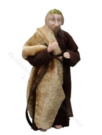 (image for) Miniature Handcrafted Vintage Medieval Robed Man with Laurel by Detta's Darling Dolls