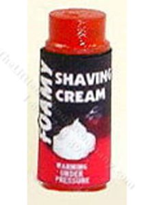 (image for) Miniature Can of Shaving Cream for Dollhouses