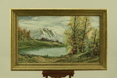 (image for) Lake - Painting by Lisiann