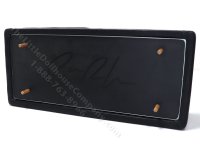 (image for) Miniature Modern Black Leather Sofa with Pillows by PRD Miniatures