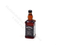 (image for) Miniature Jack Daniels Whiskey Bottle for Dollhouses